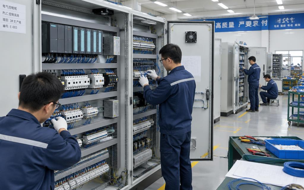 Xưởng lắp ráp tủ điện và tủ điều khiển PLC của Tâm Phát JSC
