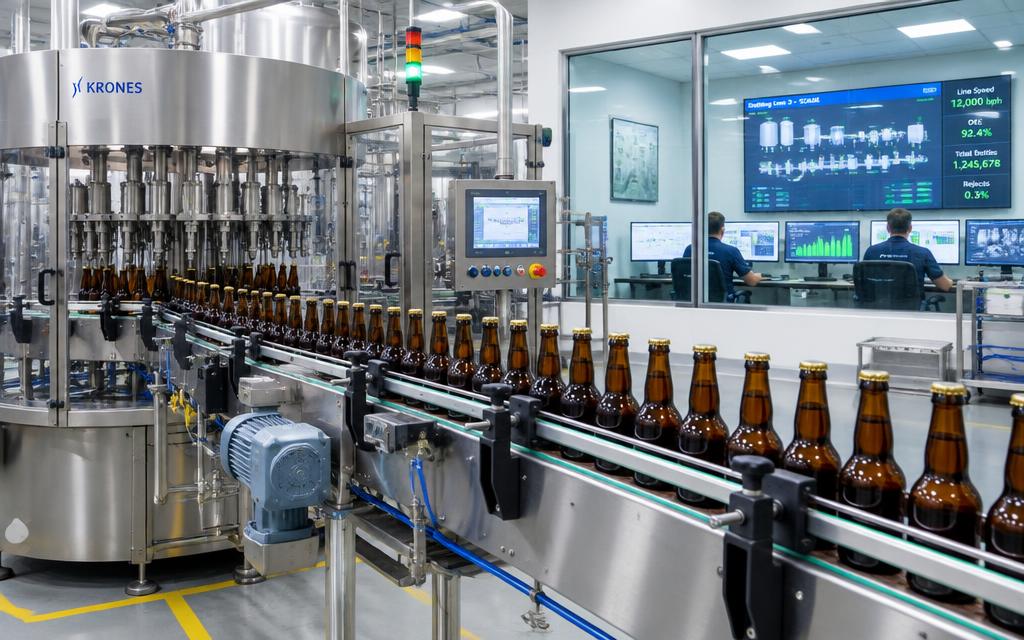 Dây chuyền chiết rót bia với hệ thống SCADA giám sát